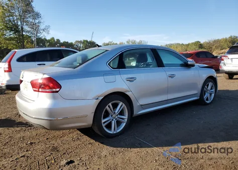 2013 Volkswagen Passat Sel из США, поврежденный, VIN 1VWCN7A35DC130972